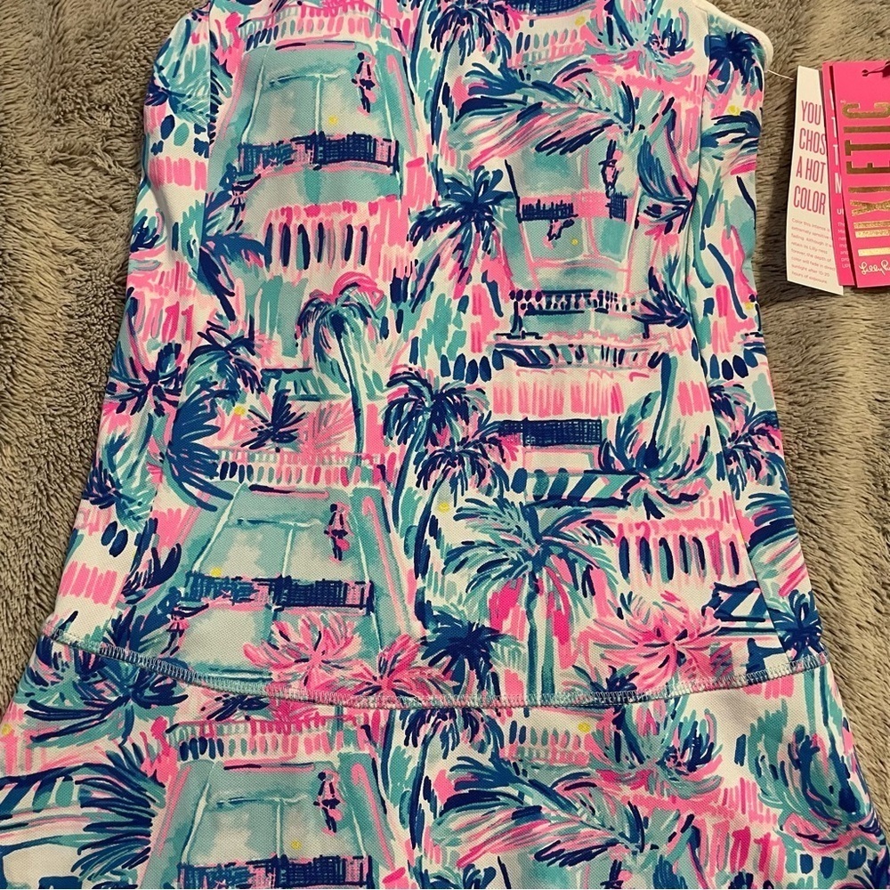 Lilly Pulitzer X Meryl Luxletic Dania Ravello Blue Dress NWT - Picture 9 of 12